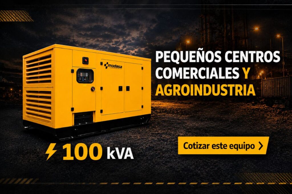 Alquiler de Planta de 100 Kw