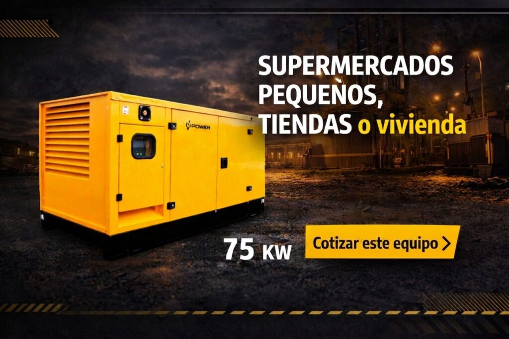 Alquiler de Planta de 75 Kw
