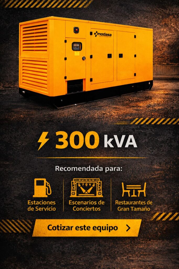 Alquiler de Planta de 300 Kw