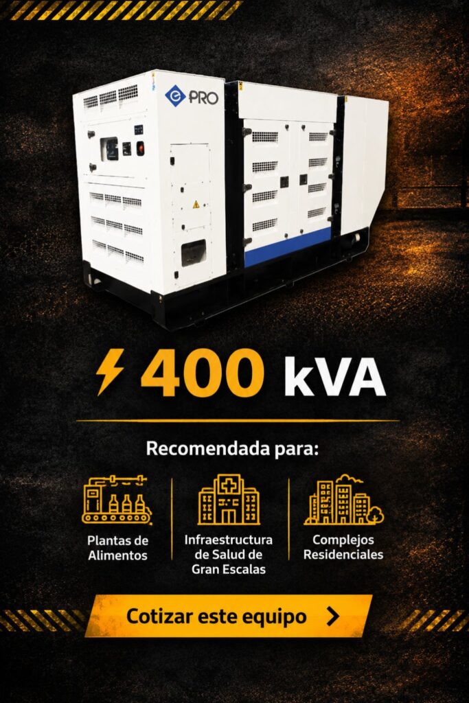 Alquiler de Planta de 400 Kw