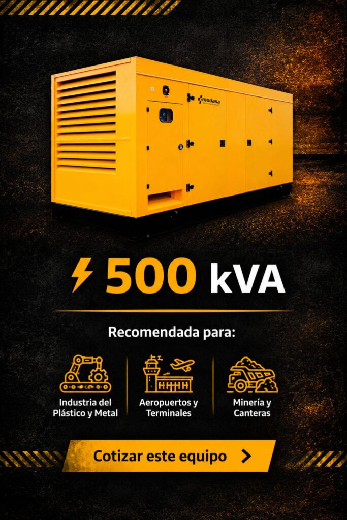 Alquiler de Planta de 500 Kw
